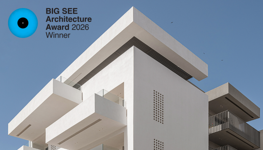 Διεθνές βραβείο Big SEE Architecture Award 2026 - Winner στην κατηγορία «Residential – housing» απονεμήθηκε στο έργο «Πολυκατοικία στο κάτω Κούμ Καπί Χανίων»